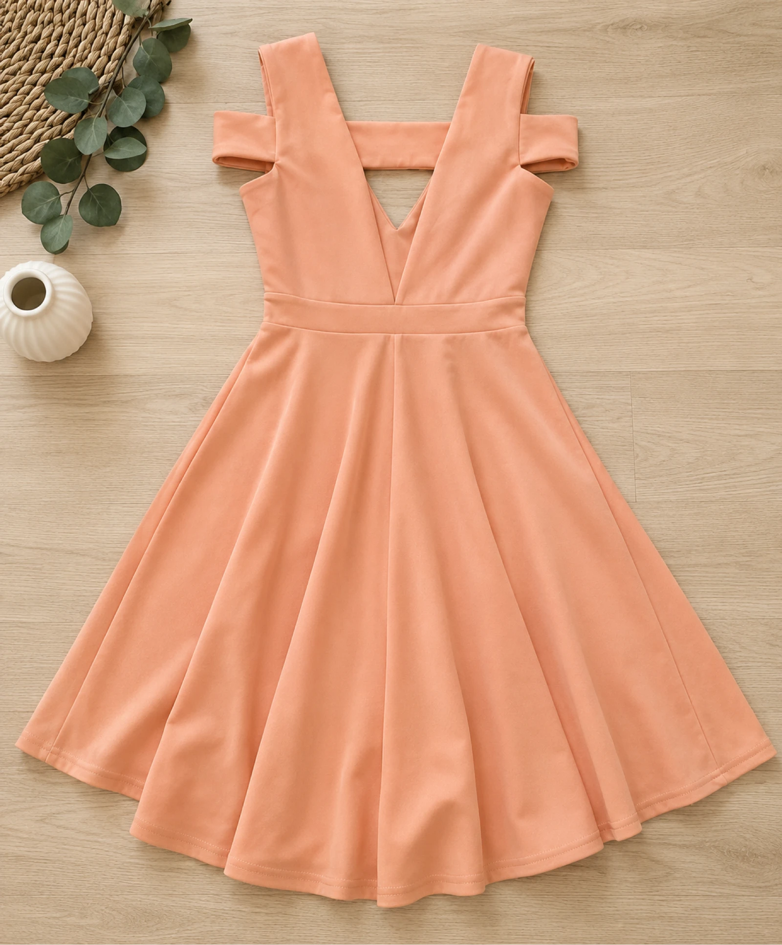 Oranje jurk – photo 4